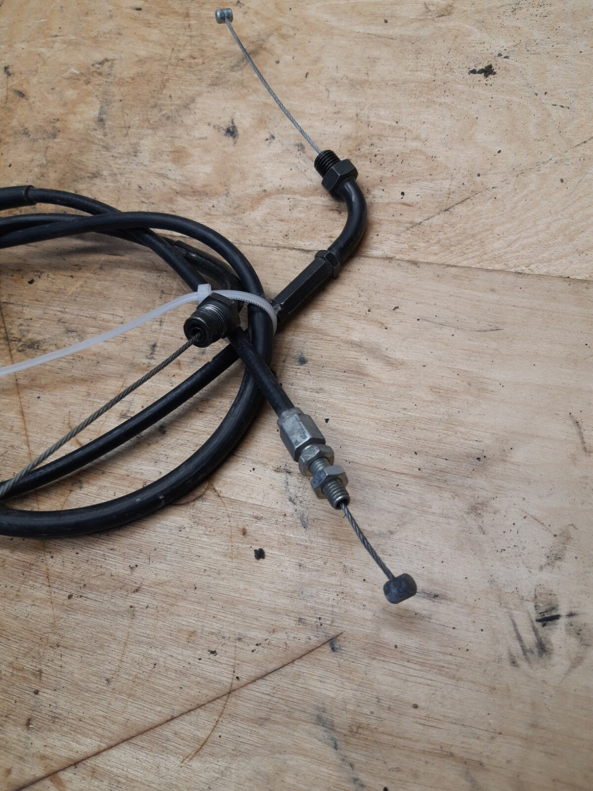 01-06 HONDA CBR600F4I THROTTLE CABLES  17910-MBW-D20 17920-MBW-D20 BB314