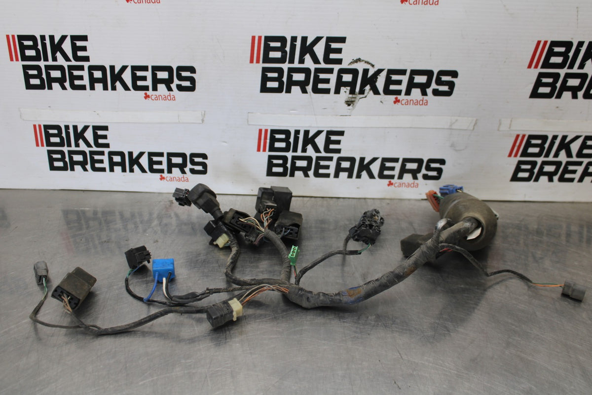 06-07 HONDA INTERCEPTOR 800 VFR800 HEADLIGHT SPEEDO GAUGES WIRING HARNESS BB917