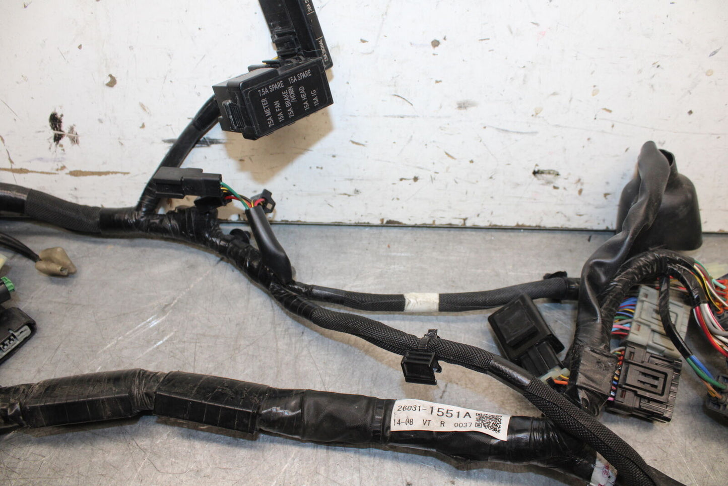 13-18 KAWASAKI NINJA ZX6R MAIN ENGINE WIRING HARNESS WIRE LOOM 26031-1548 BB666