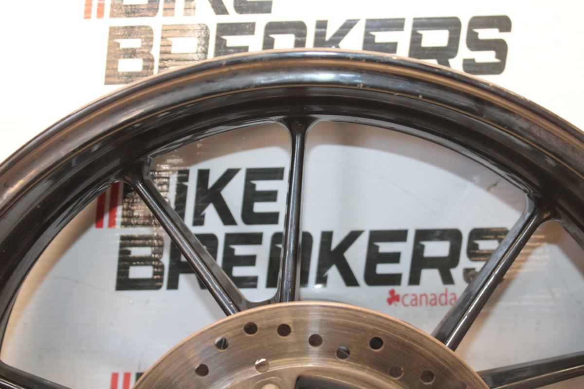 10-11 BMW S1000RR REAR WHEEL BACK RIM & ROTOR BB941