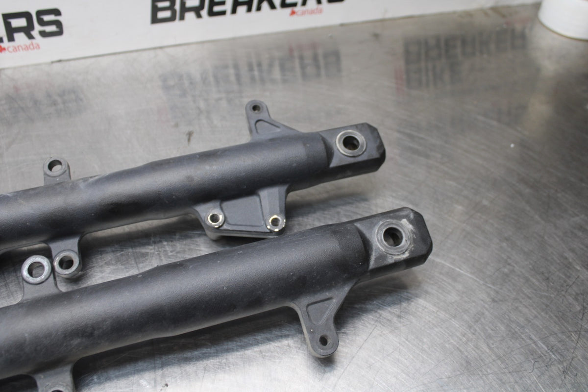 09 KAWASAKI NINJA 250R FRONT FORKS SHOCK SUSPENSION SET PAIR BB824