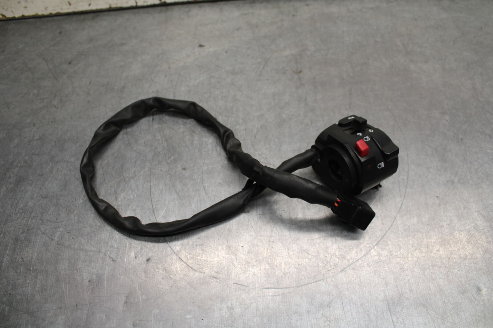 14-15 KAWASAKI NINJA 650 EX650F ABS LEFT CLIP ON HORN SIGNALS SWITCH  BB741