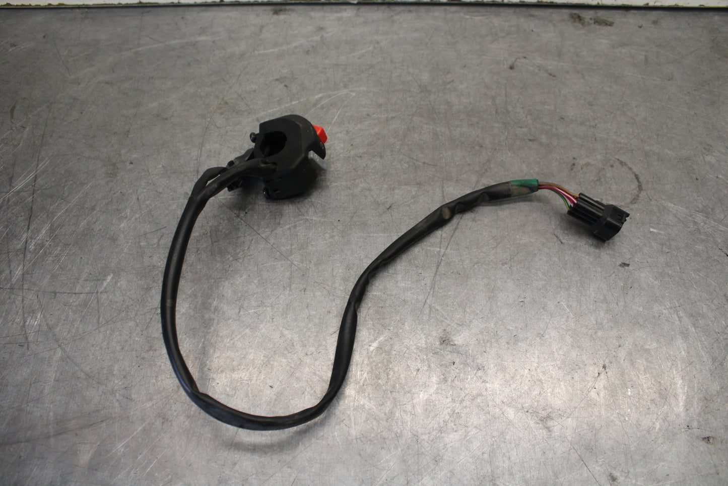 13-18 KAWASAKI NINJA ZX6R RIGHT CLIP ON HANDLE KILL OFF START SWITCHES  BB682