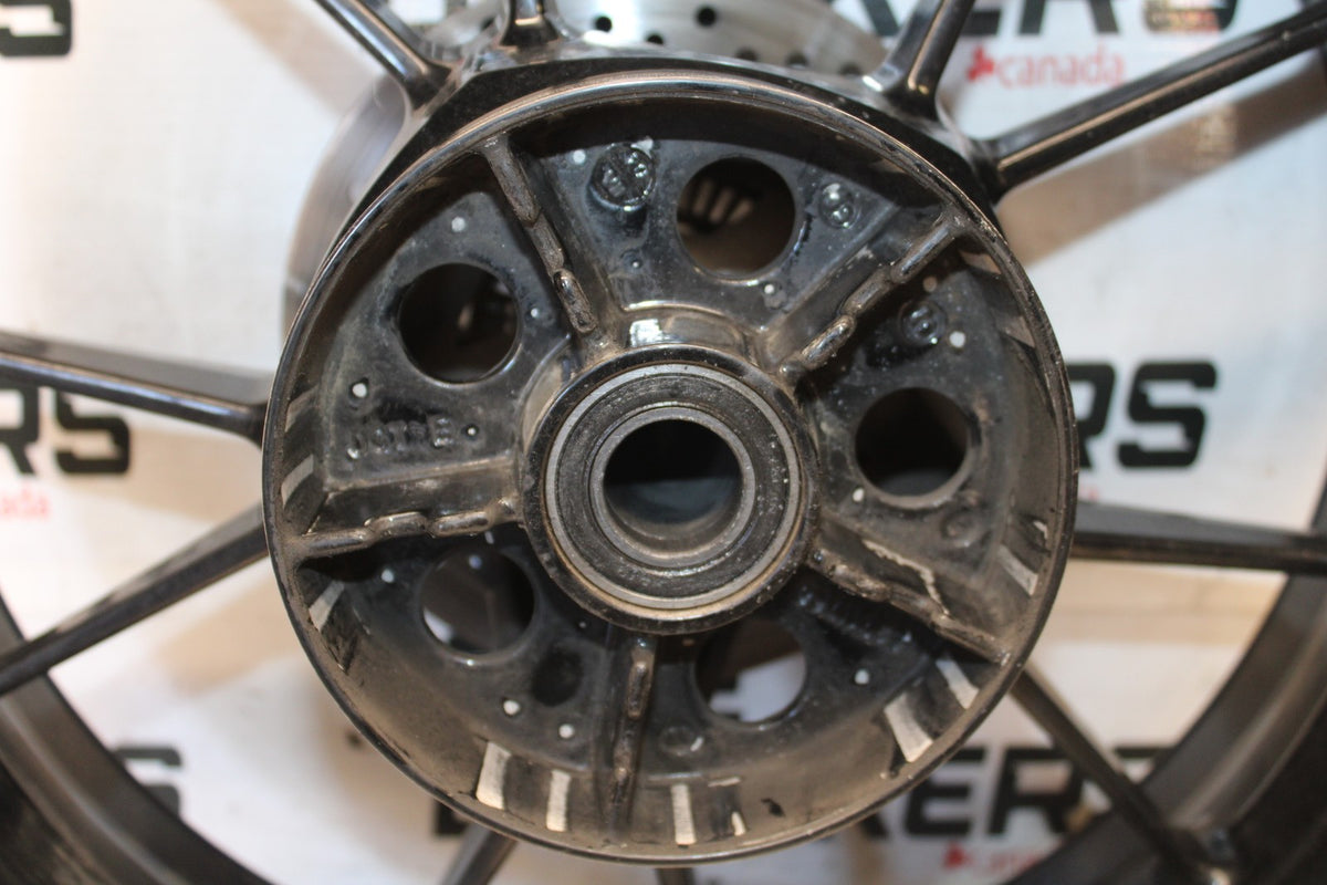 10-11 BMW S1000RR REAR WHEEL BACK RIM & ROTOR BB941