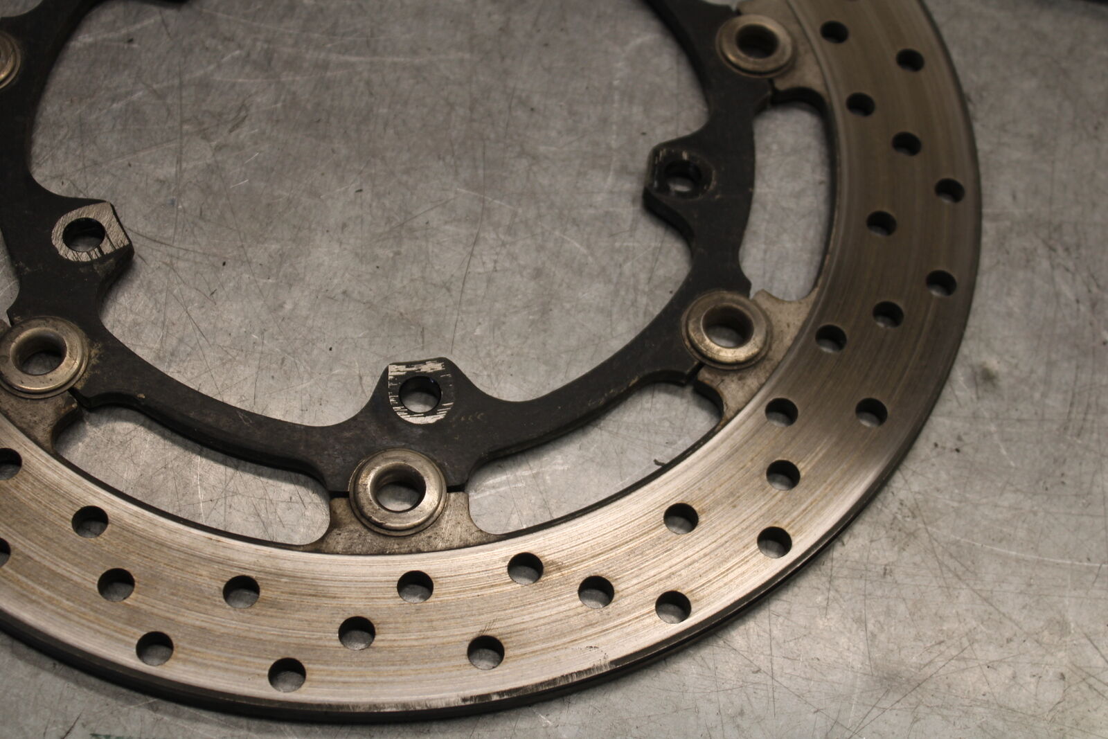 08-09 YAMAHA YZF R6S FRONT LEFT RIGHT BRAKE ROTORS DISCS 5SL-2581T-00-00  BB690