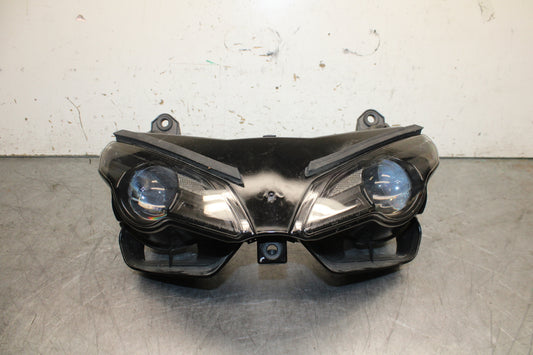 08-13 DUCATI 848 EVO FRONT HEADLIGHT HEAD LIGHT LAMP BB667