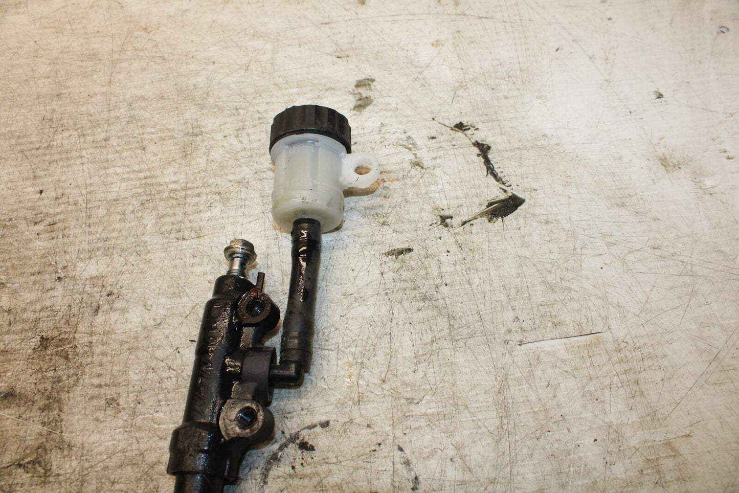 20-22 KAWASAKI Z H2 REAR BACK BRAKE MASTER CYLINDER W RESERVOIR BB382