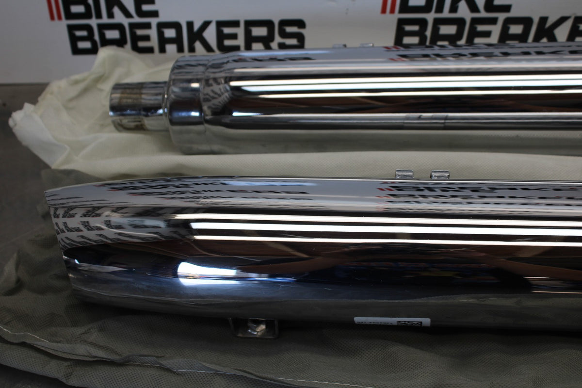 18 INDIAN ROADMASTER MUFFLER EXHAUST SILENCER PIPE SET PAIR BB191