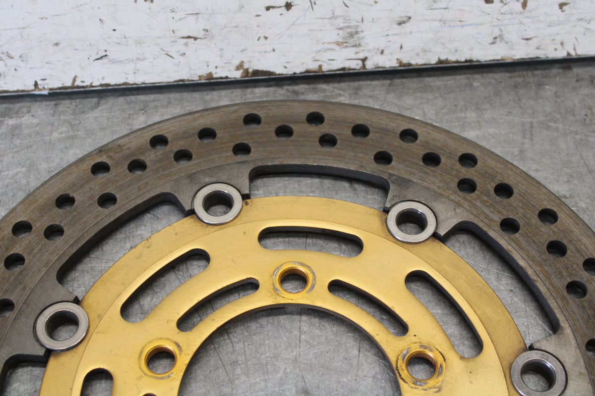 03-04 KAWASAKI NINJA ZX6RR FRONT LEFT RIGHT BRAKE ROTORS DISCS BB684