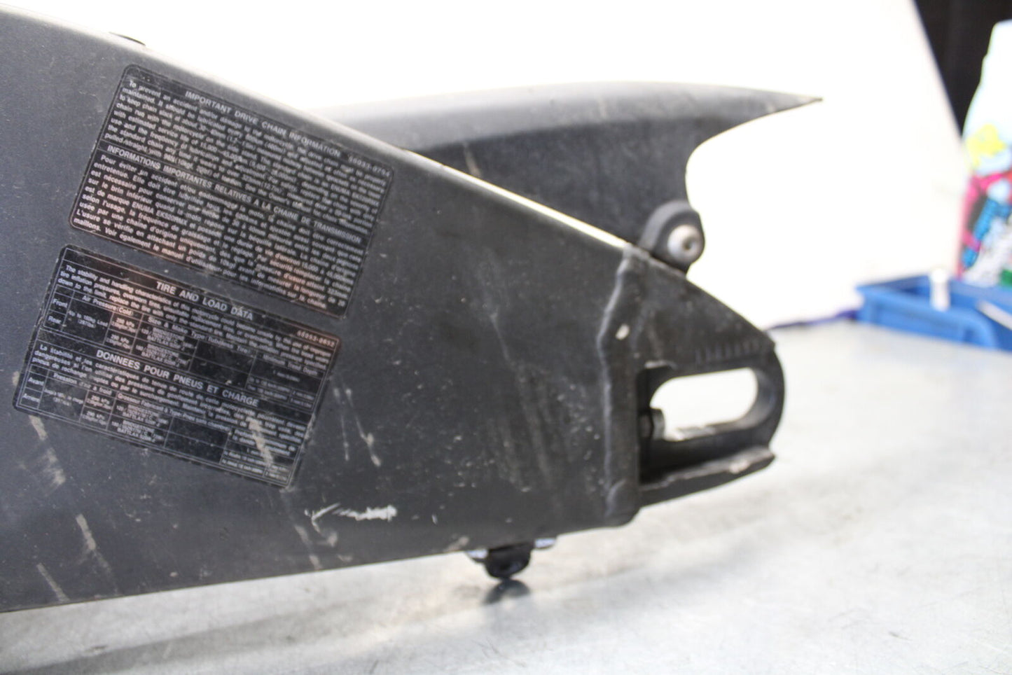 13-18 KAWASAKI NINJA ZX6R REAR SWINGARM BACK SUSPENSION SWING ARM BB682