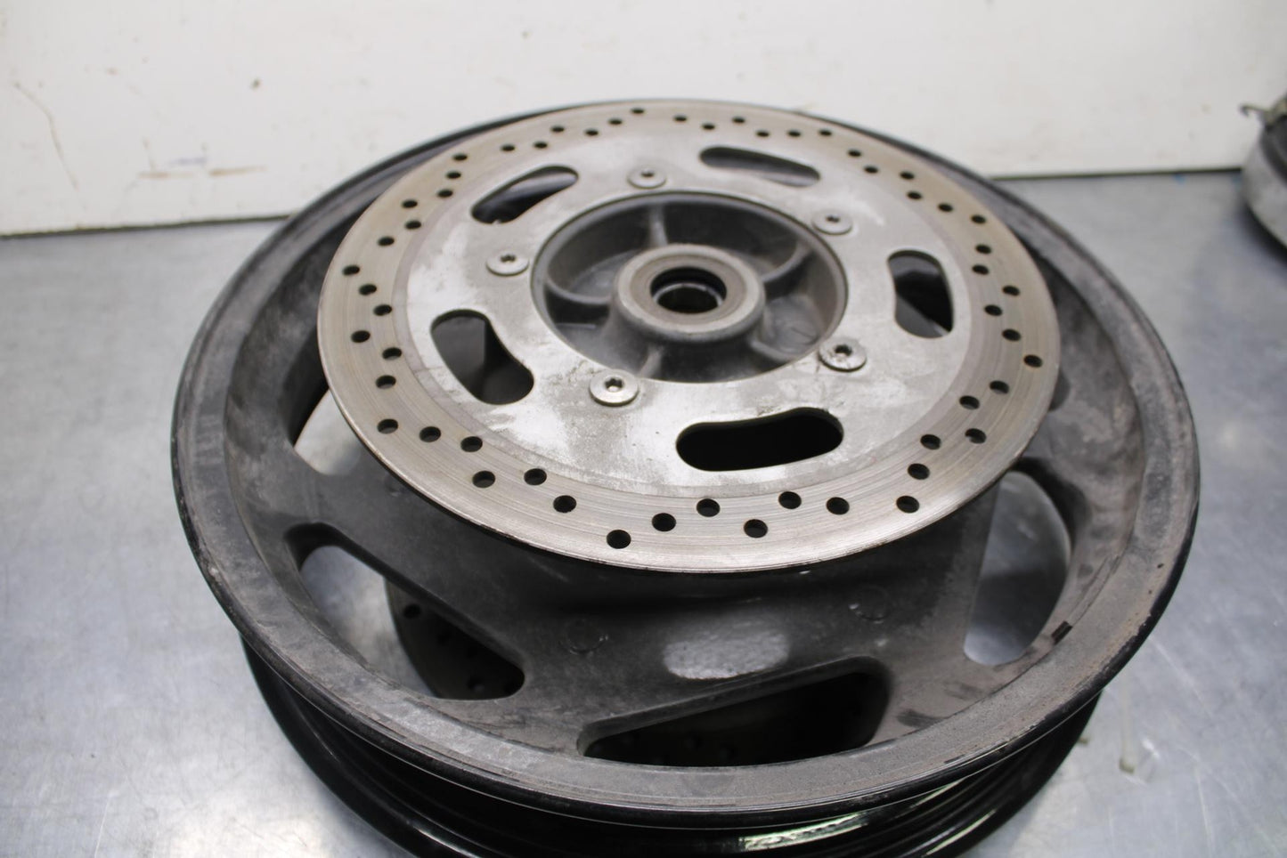 03-08 KAWASAKI VULCAN 1600 FRONT WHEEL LEFT RIGHT BRAKE ROTORS DISCS BB616