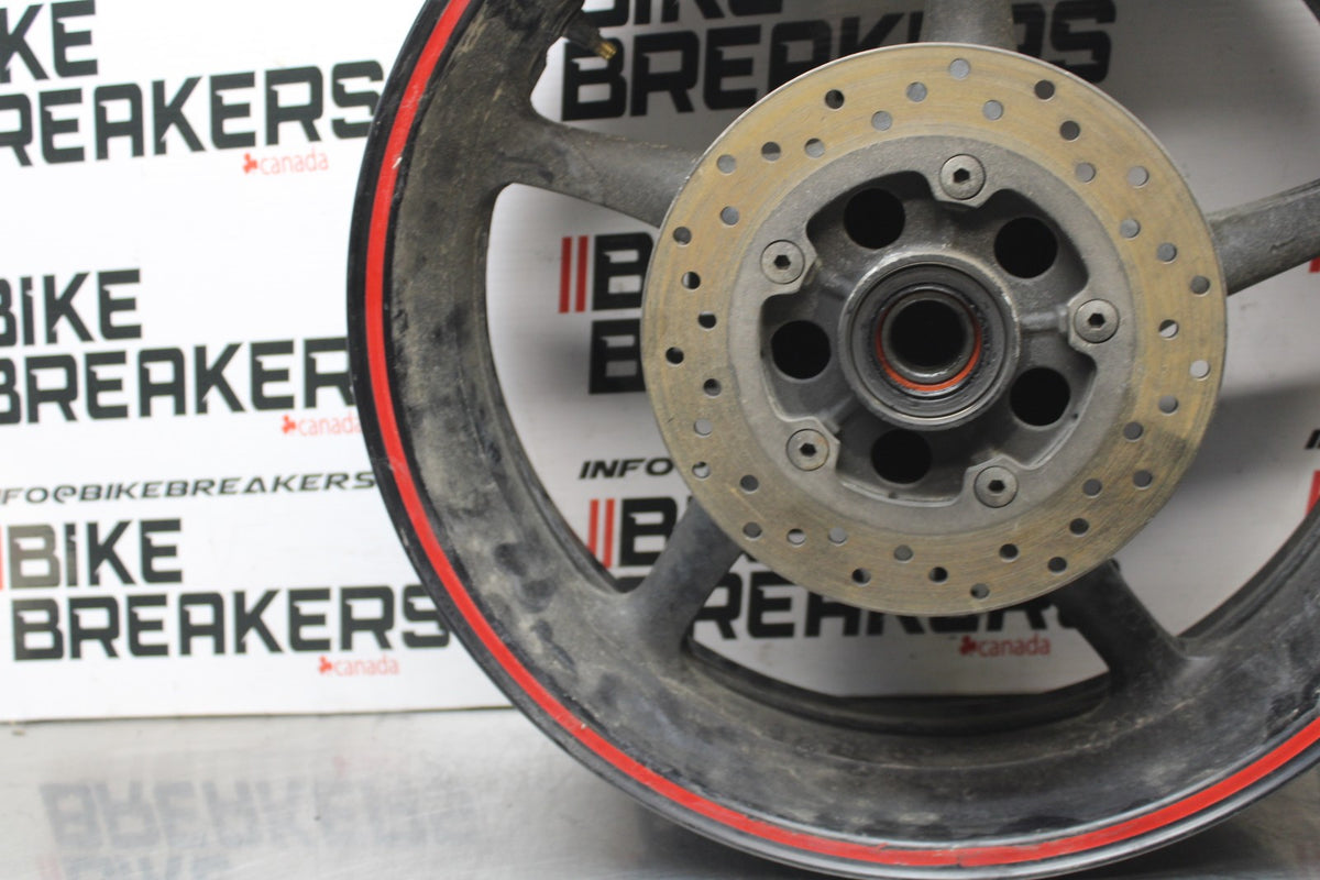 05 YAMAHA YZF R6 REAR WHEEL BACK RIM & ROTOR BB814