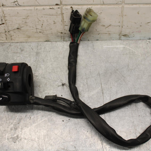 17 KAWASAKI Z900 ZR900 LEFT CLIP ON HANDLE HORN SIGNALS SWITCH SWITCHES BB549