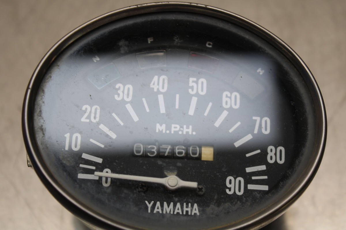 69-70 YAMAHA L5T SPEEDO TACH GAUGES DISPLAY CLUSTER SPEEDOMETER TACHOMETER BB138