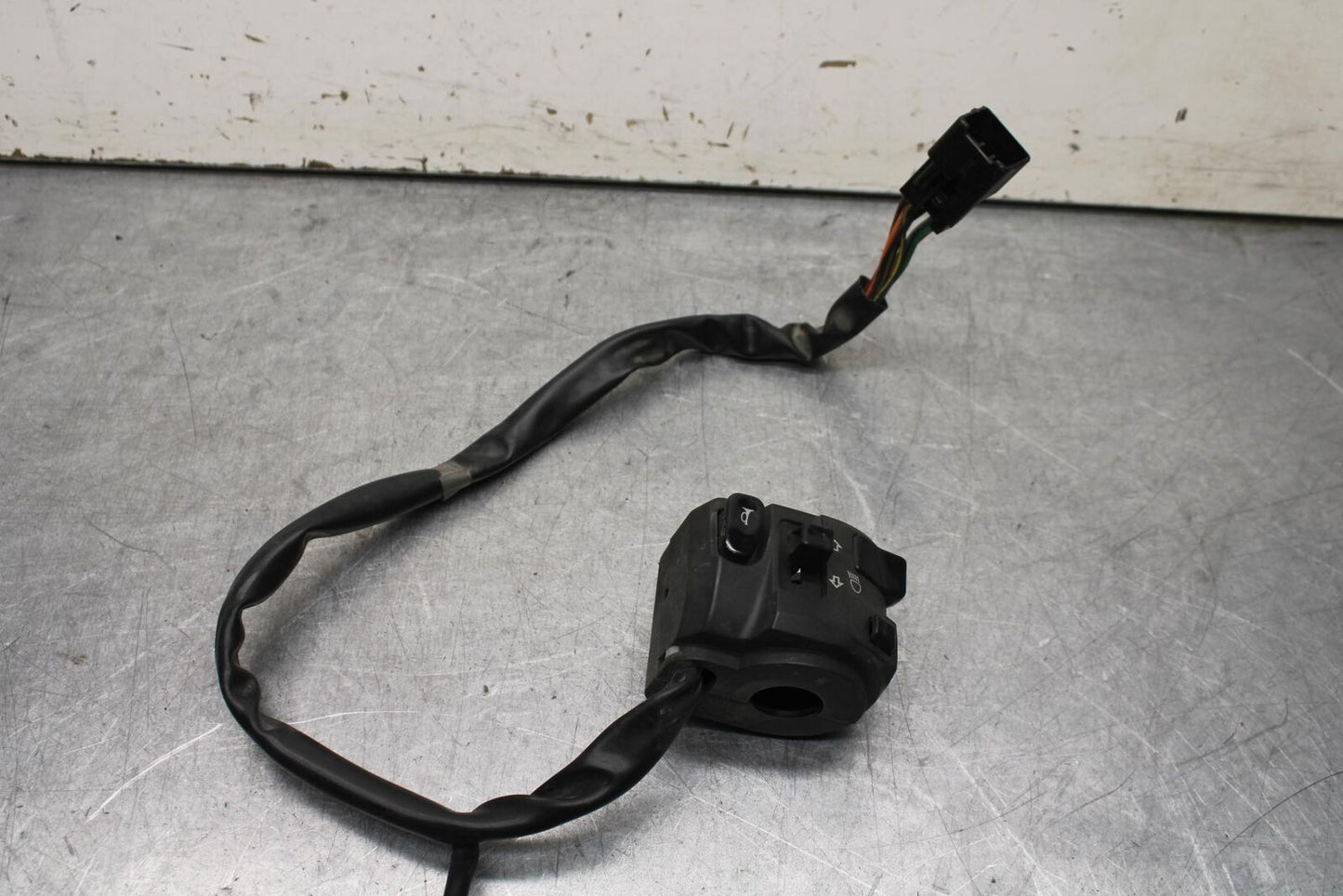 09-12 KAWASAKI NINJA ZX6R LEFT CLIP ON HANDLE HORN SIGNALS SWITCH  BB640