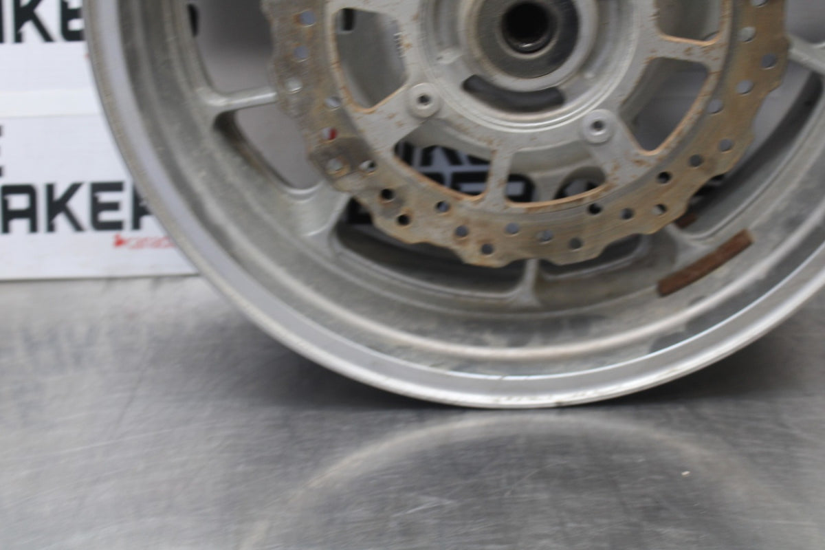 09 KAWASAKI CONCOURS 14 ZG1400B REAR WHEEL BACK RIM & ROTOR BB875