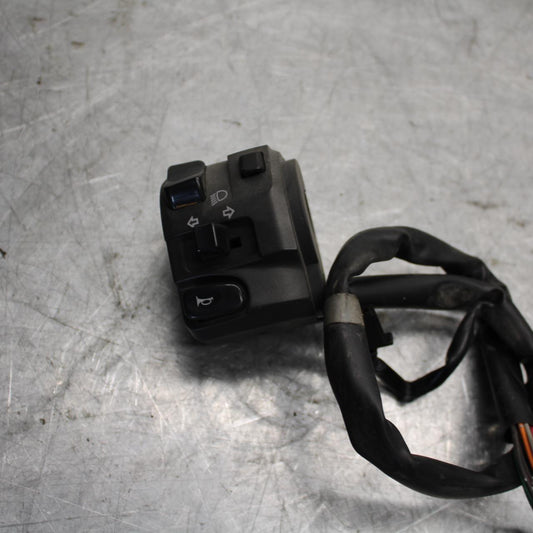 2008 Kawasaki Ninja ZX10R ZX1000E LEFT CLIP ON HANDLE HORN SIGNALS SWITCH BB524