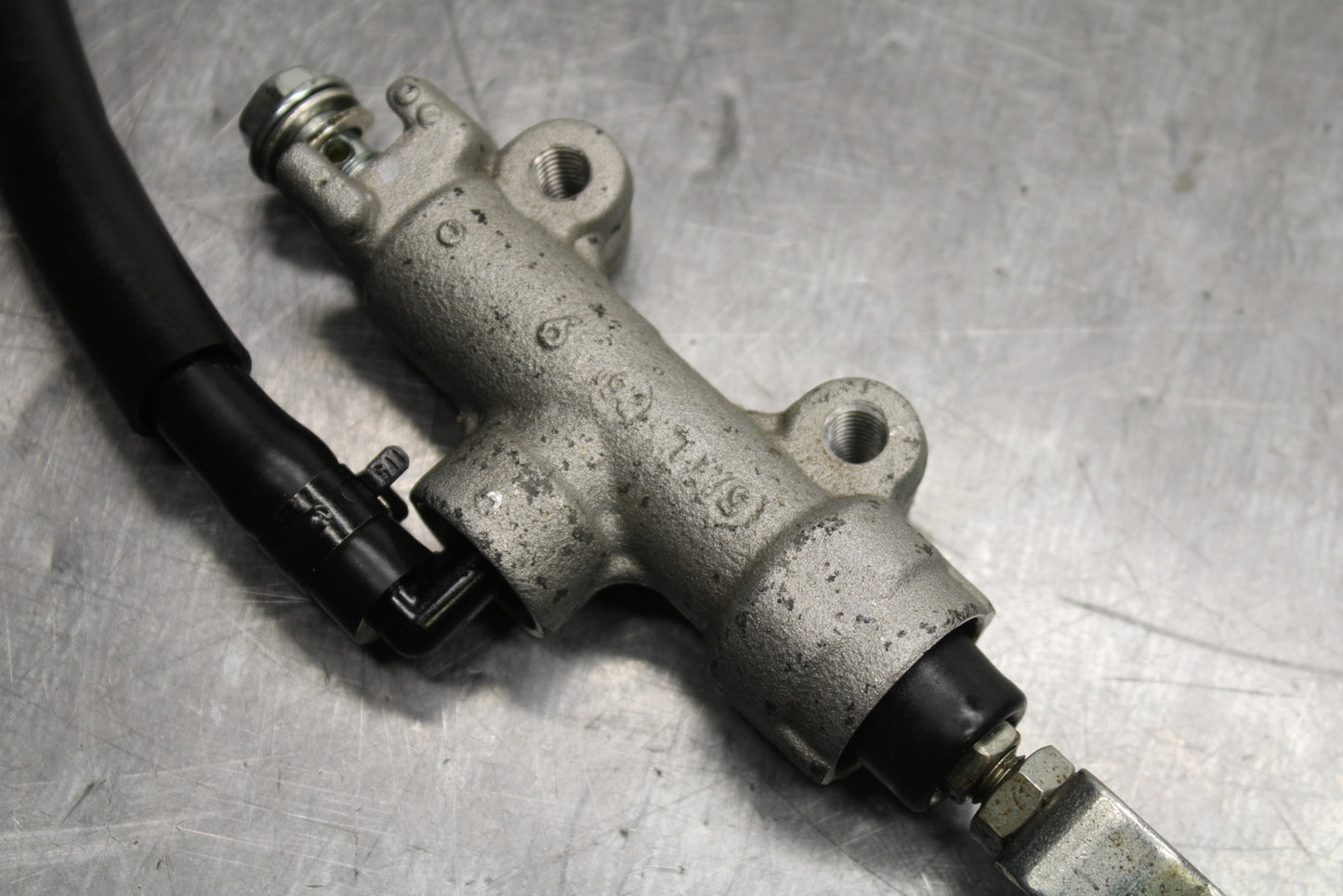 12-17 KAWASAKI NINJA 650 REAR BACK BRAKE MASTER CYLINDER W RESERVOIR BB129