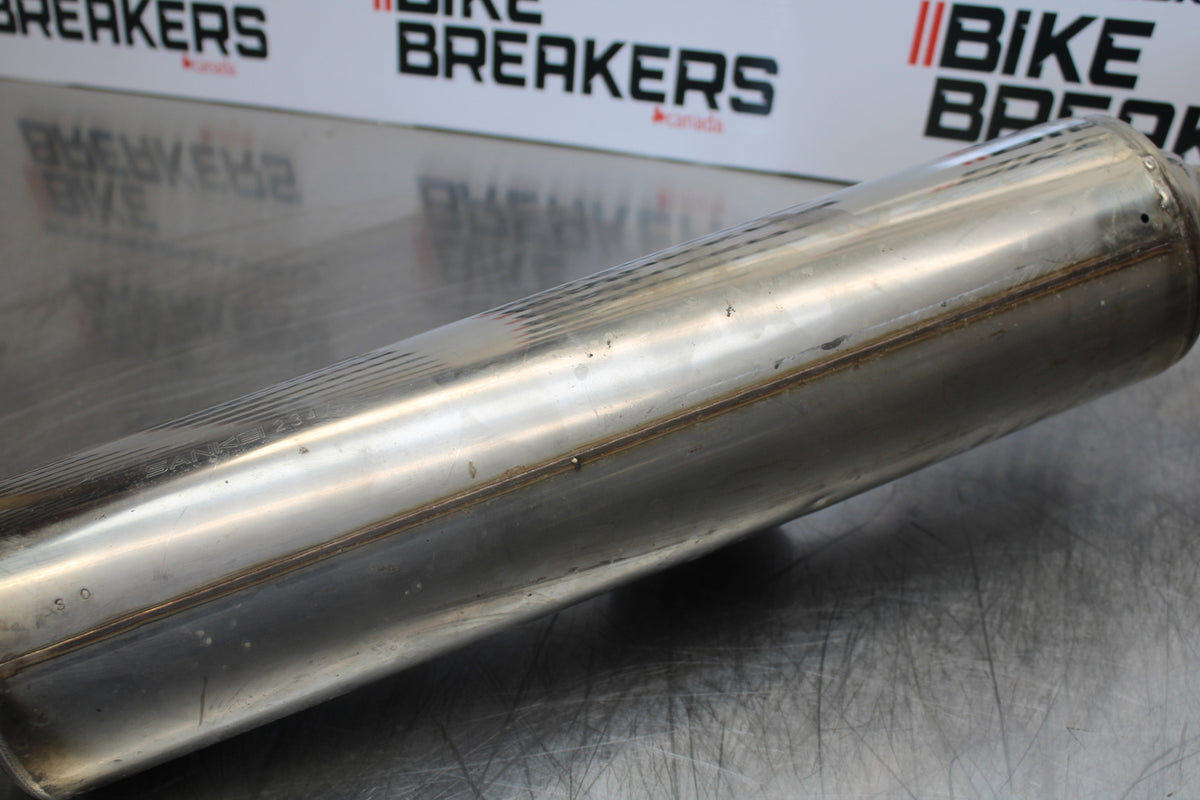 98-05 HONDA SUPER HAWK 1000 VTR1000F RIGHT EXHAUST MUFFLER SLIP ON CAN  BB152