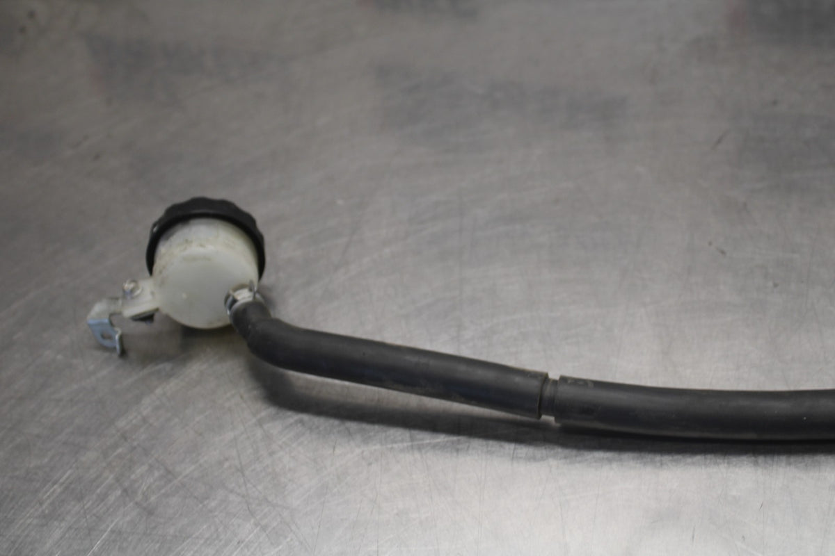 08-09 KAWASAKI NINJA ZX14R REAR BACK BRAKE MASTER CYLINDER W RESERVOIR BB932