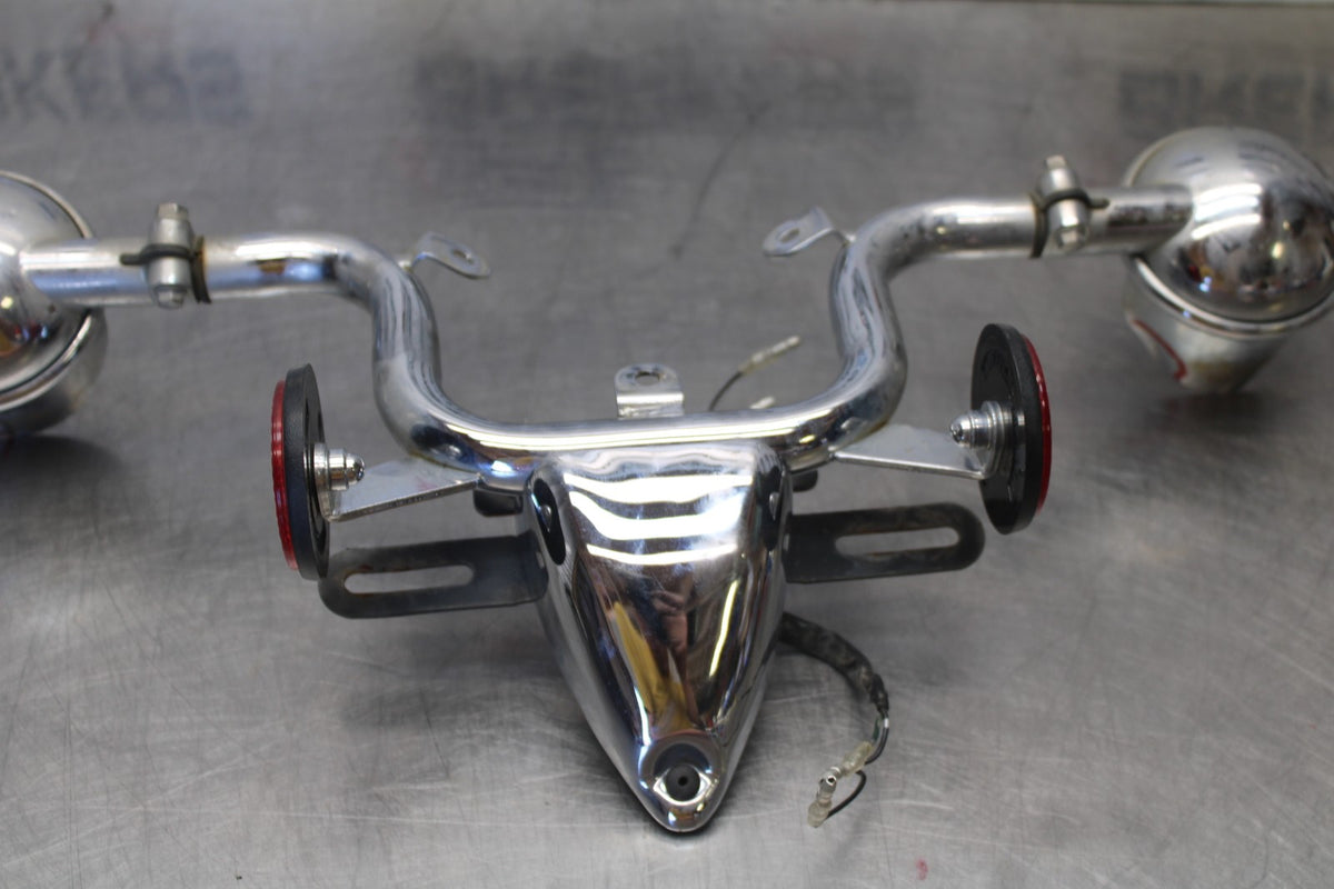 08 YAMAHA V STAR 1100 XVS1100AW CLASSIC REAR TURN SIGNAL BAR MOUNT BRACKET BB916