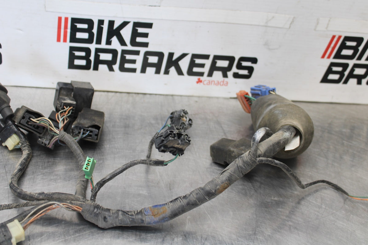 06-07 HONDA INTERCEPTOR 800 VFR800 HEADLIGHT SPEEDO GAUGES WIRING HARNESS BB917