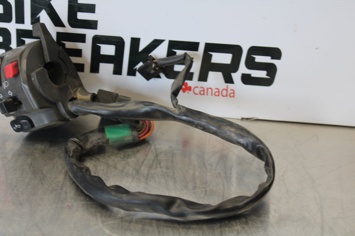 03-06 KAWASAKI Z1000 LEFT CLIP ON HANDLE HORN SIGNALS SWITCH SWITCHES BB164