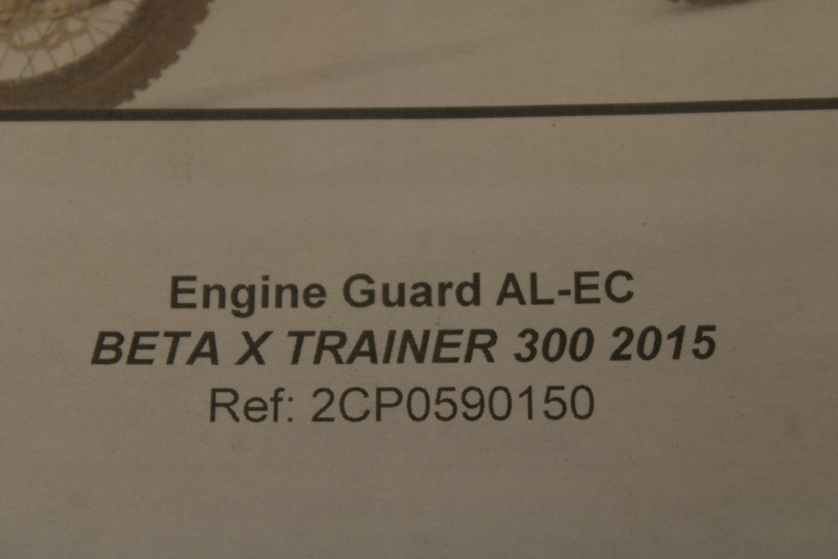 15 BETA XTRAINER 300 CROSSPRO ALUMINUM LOWER BOTTOM SKID PLATE GUARD SHIELD
