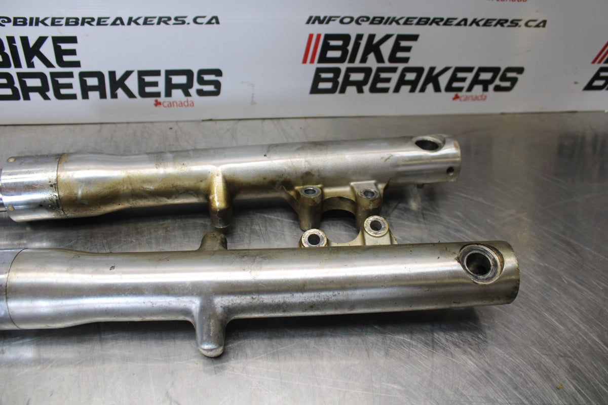 03-08 KAWASAKI VULCAN 1600 FRONT FORKS SHOCK SUSPENSION SET PAIR BB196