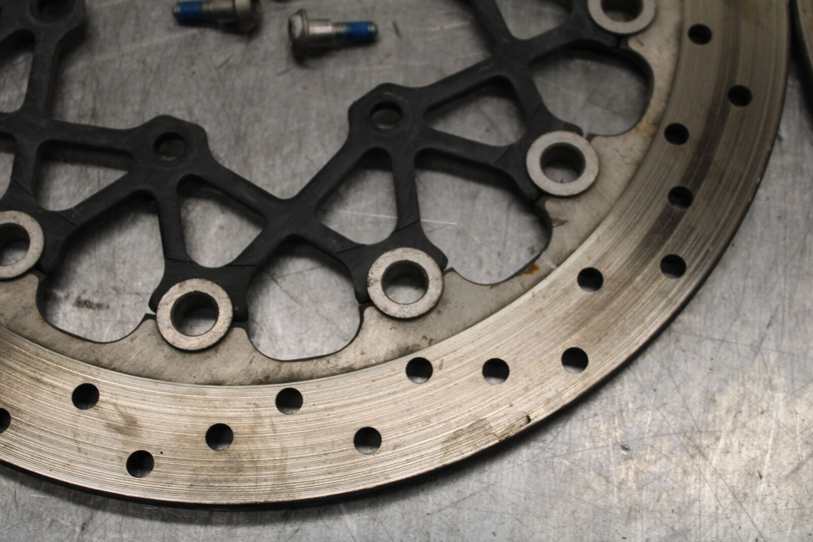 11-24 SUZUKI GSXR750 FRONT LEFT RIGHT BRAKE ROTORS DISCS 59210-37H01 BB714