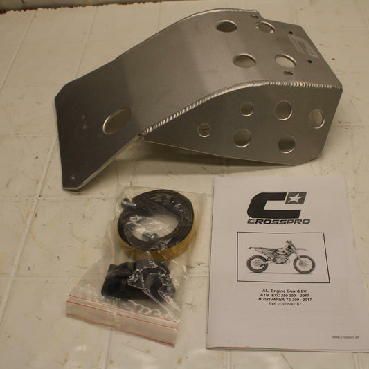 17 KTM 250 300 EXC CROSSPRO LOWER BOTTOM SKID PLATE GUARD SHIELD