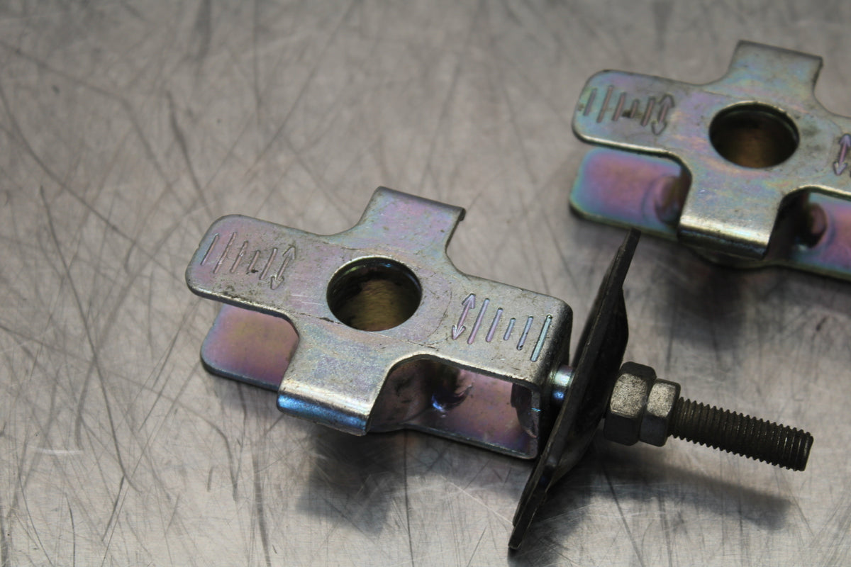 15-16 HONDA CB300F SWINGARM CHAIN TENSIONER ADJUSTMENT BRACKETS  BB150