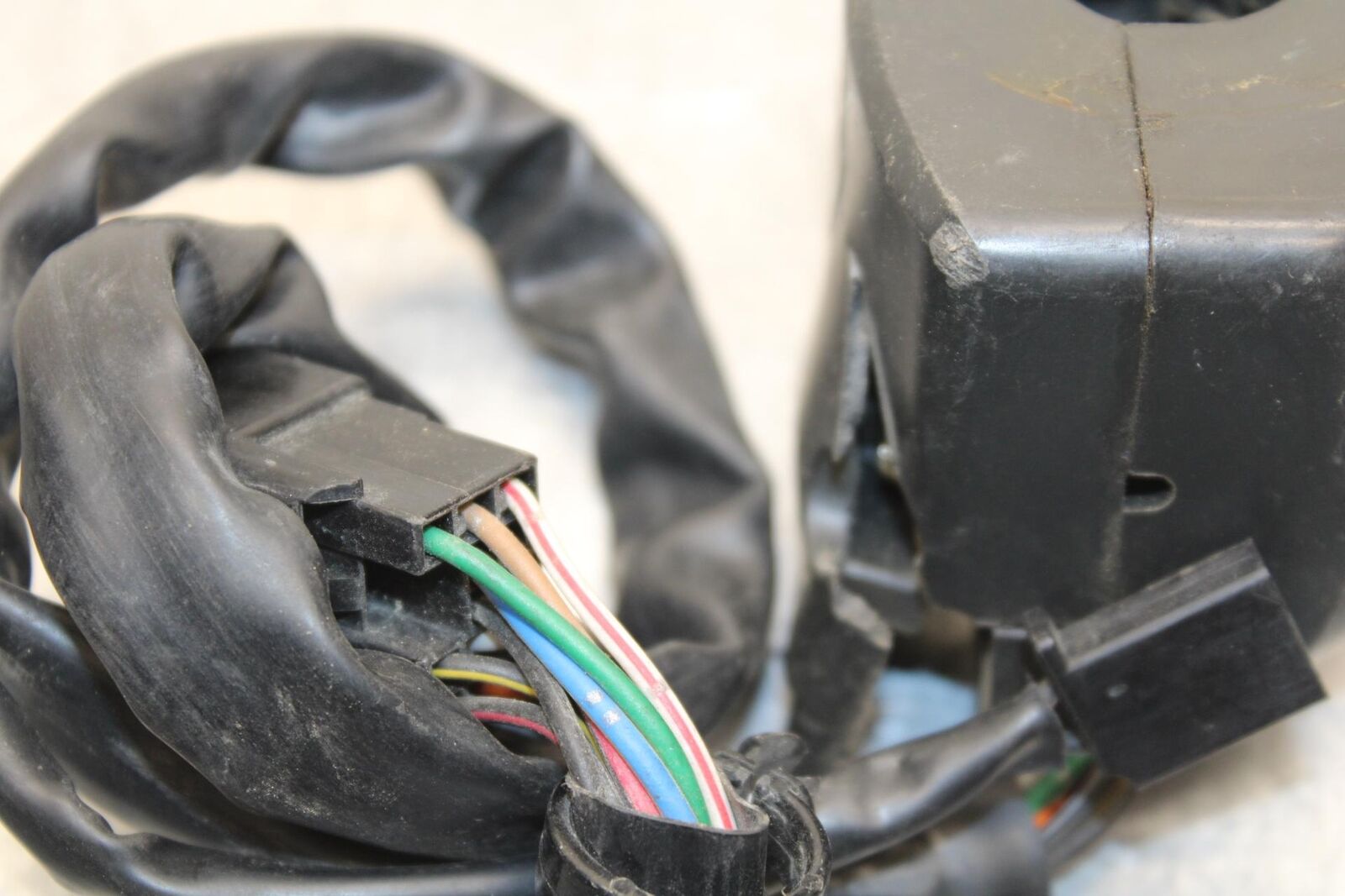 2003 Kawasaki Ninja ZX6RR ZX600K LEFT CLIP ON HANDLE HORN SIGNALS SWITCH BB66