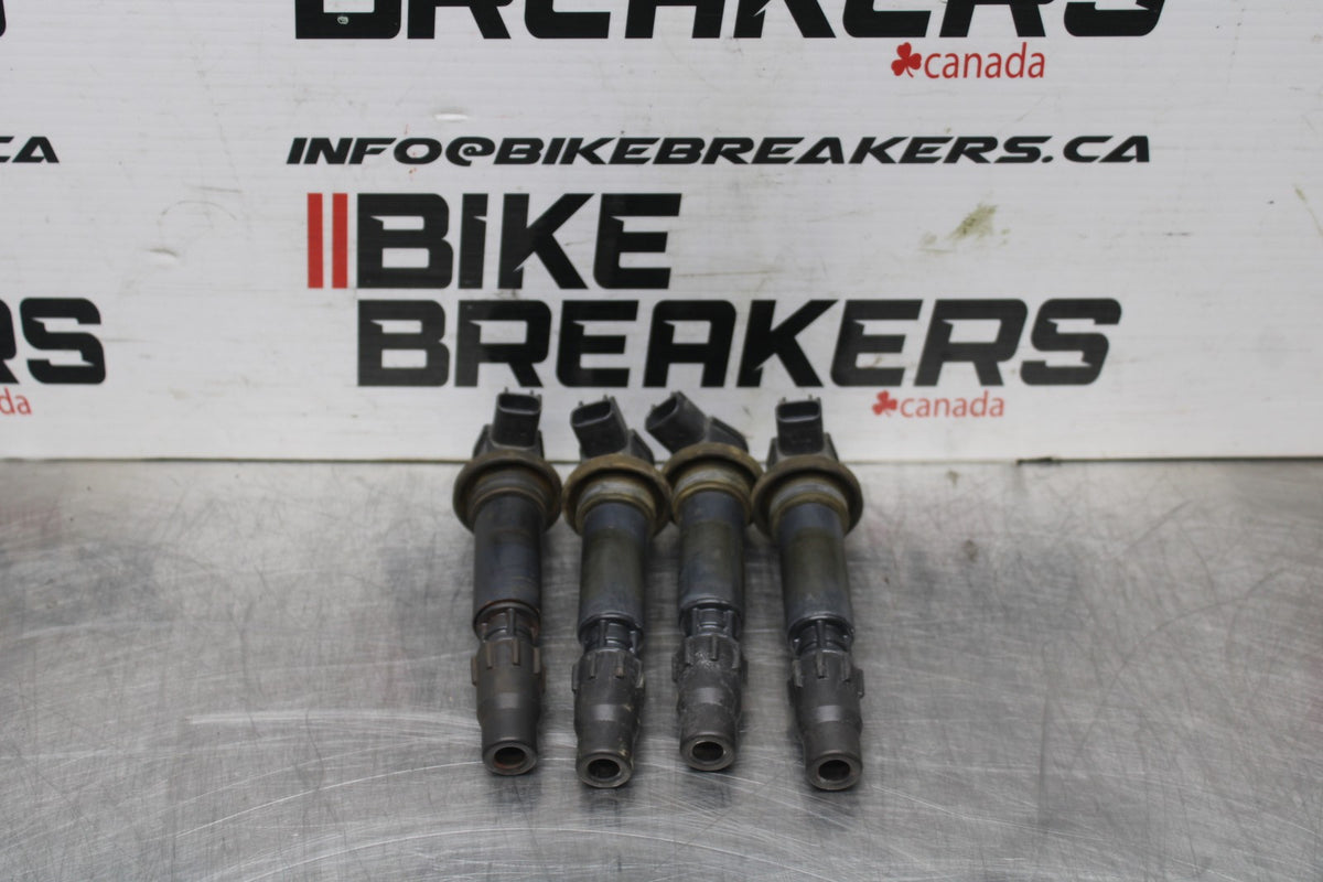 06-07 SUZUKI GSXR 600 IGNITION COILS COIL SPARK PLUG CAPS BB845