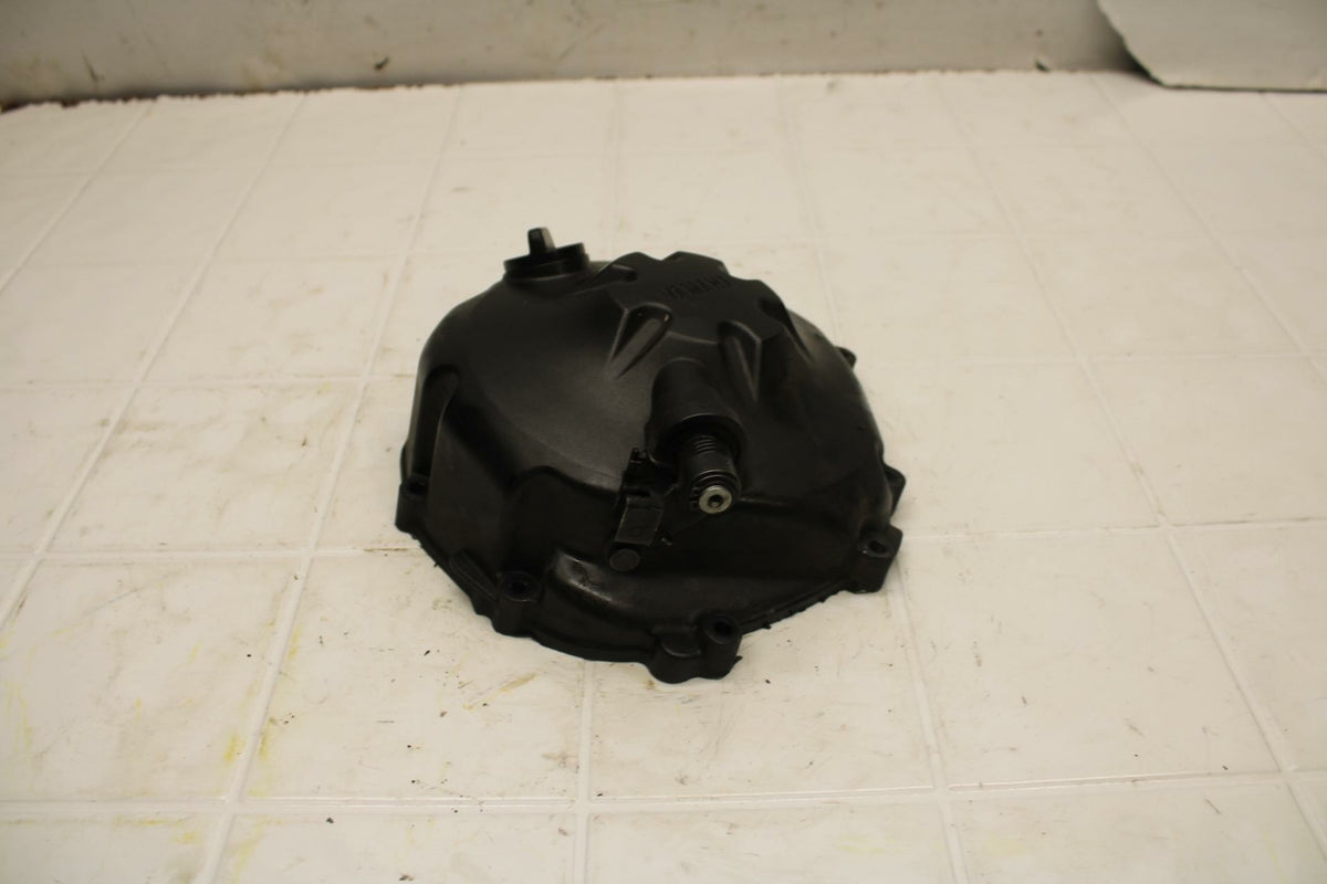 08-16 YAMAHA YZF R6 CLUTCH SIDE ENGINE MOTOR COVER BB406