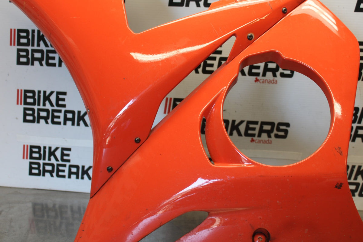 03-04 YAMAHA YZF R6 LEFT LOWER MID UPPER SIDE FAIRING COWL BB890