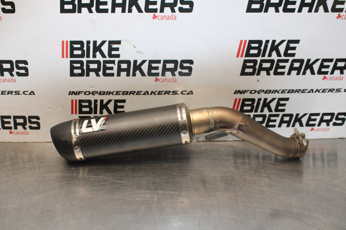 18-26 KAWASAKI Z400 EXHAUST PIPE MUFFLER SLIP ON CAN SILENCER BB852