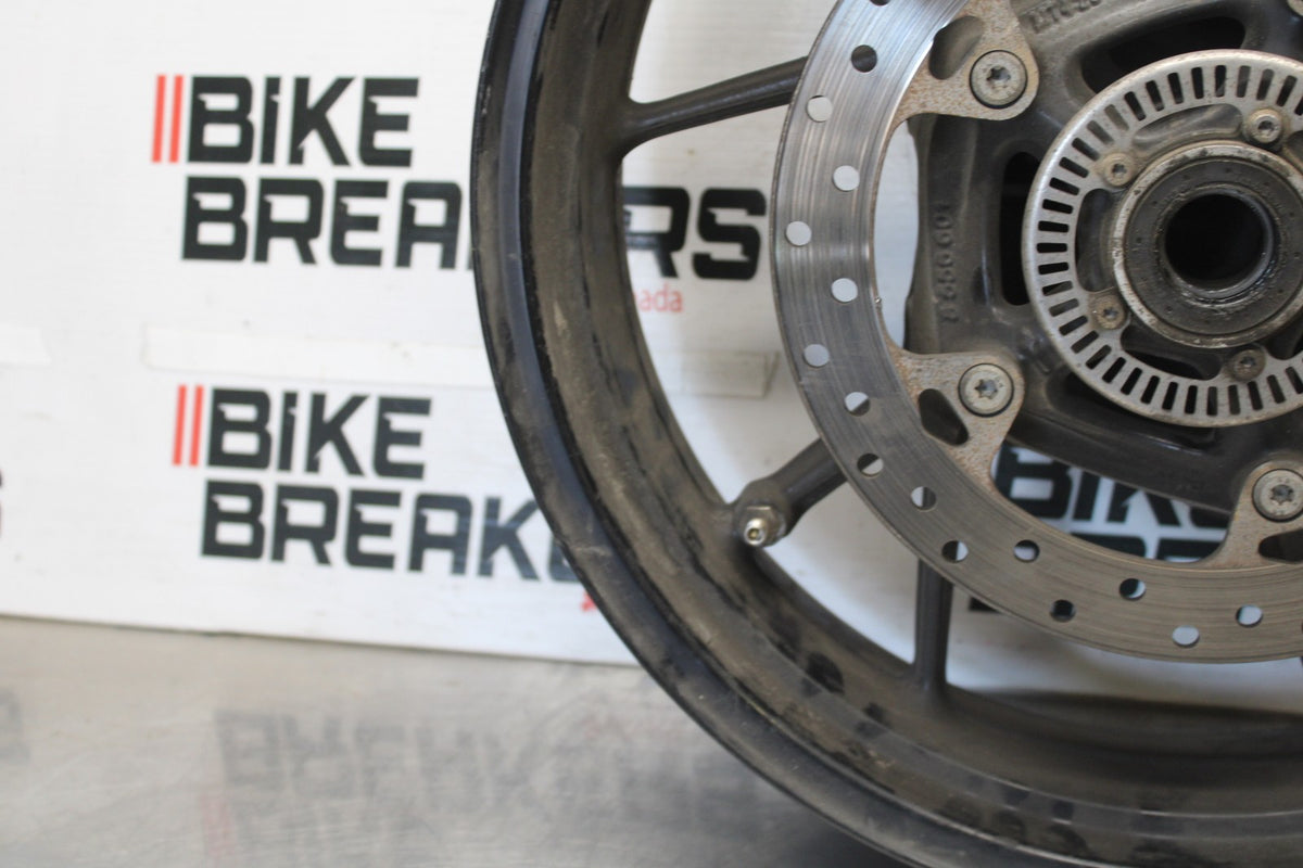 19 BMW F750GS REAR WHEEL BACK RIM & ROTOR BB938