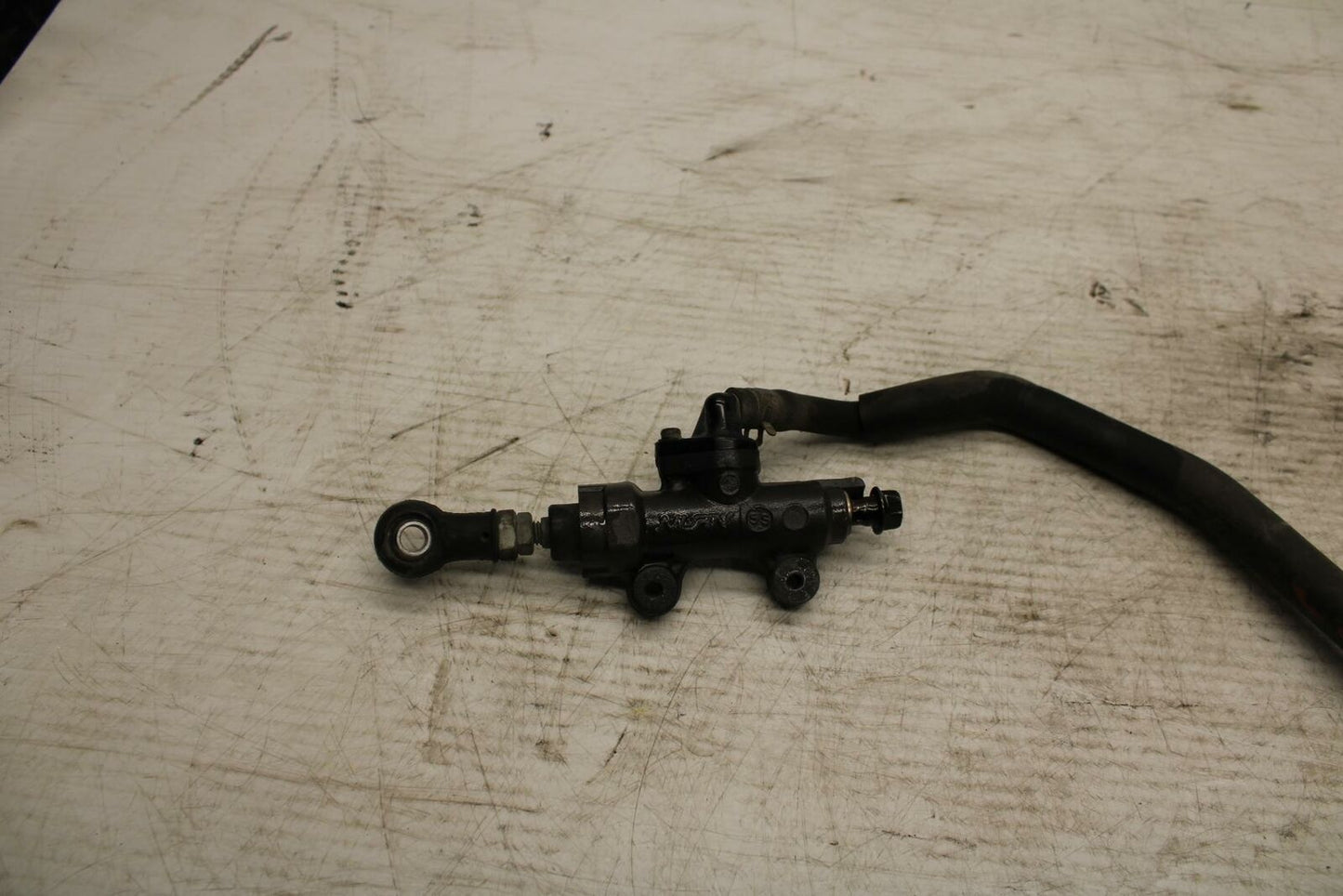 05-06 HONDA CBR600RR REAR BACK BRAKE MASTER CYLINDER W RESERVOIR BB307