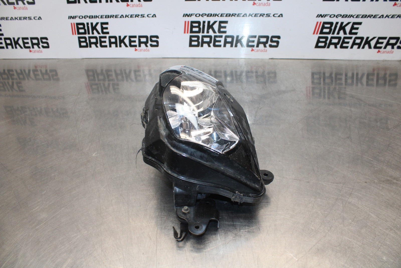 08-18 KAWASAKI KLR650 FRONT HEADLIGHT HEAD LIGHT LAMP BB183