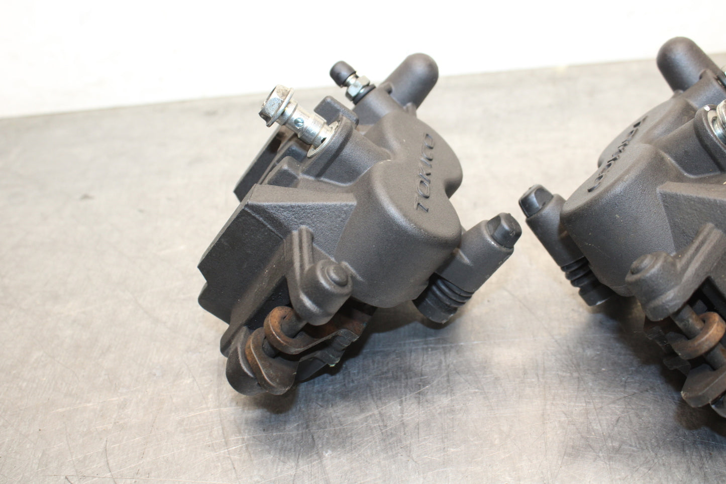 12-17 KAWASAKI NINJA 650 RIGHT LEFT FRONT BRAKE CALIPER SET PAIR CALIPERS BB129