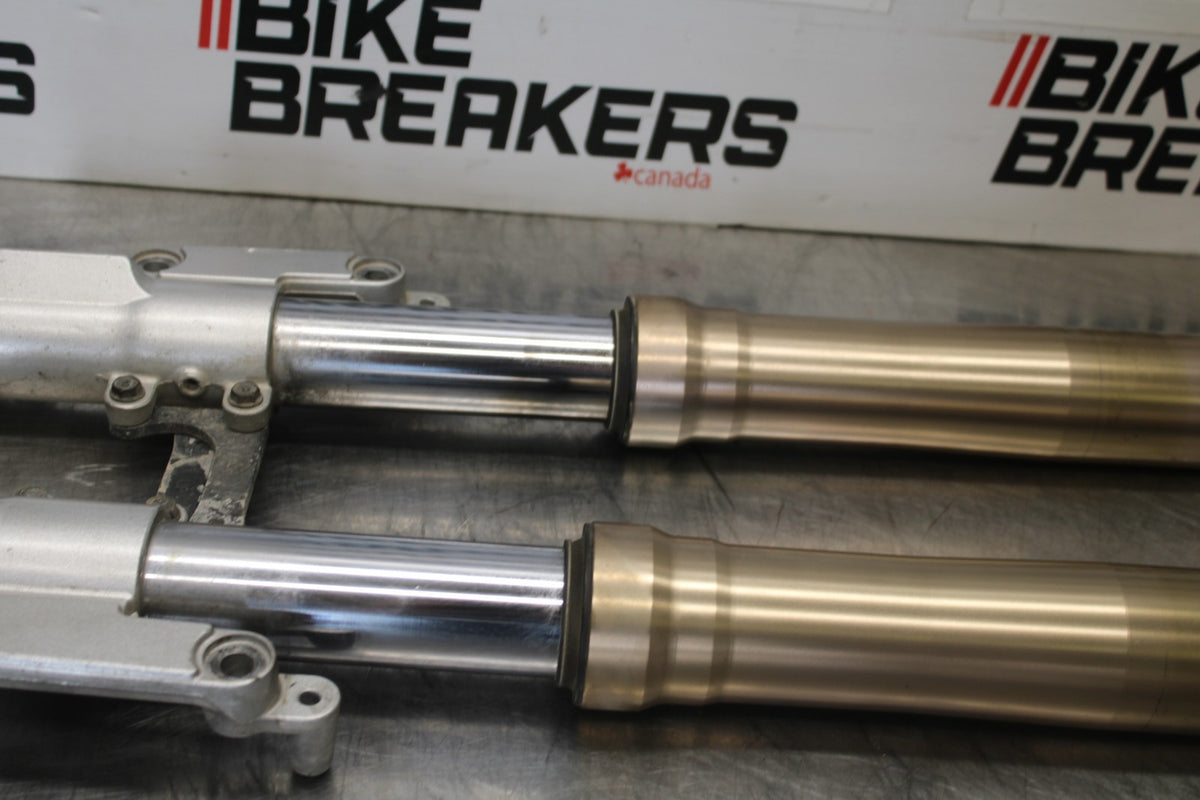 00-05 KAWASAKI NINJA ZX12R FRONT FORKS SHOCK SUSPENSION SET PAIR BB892