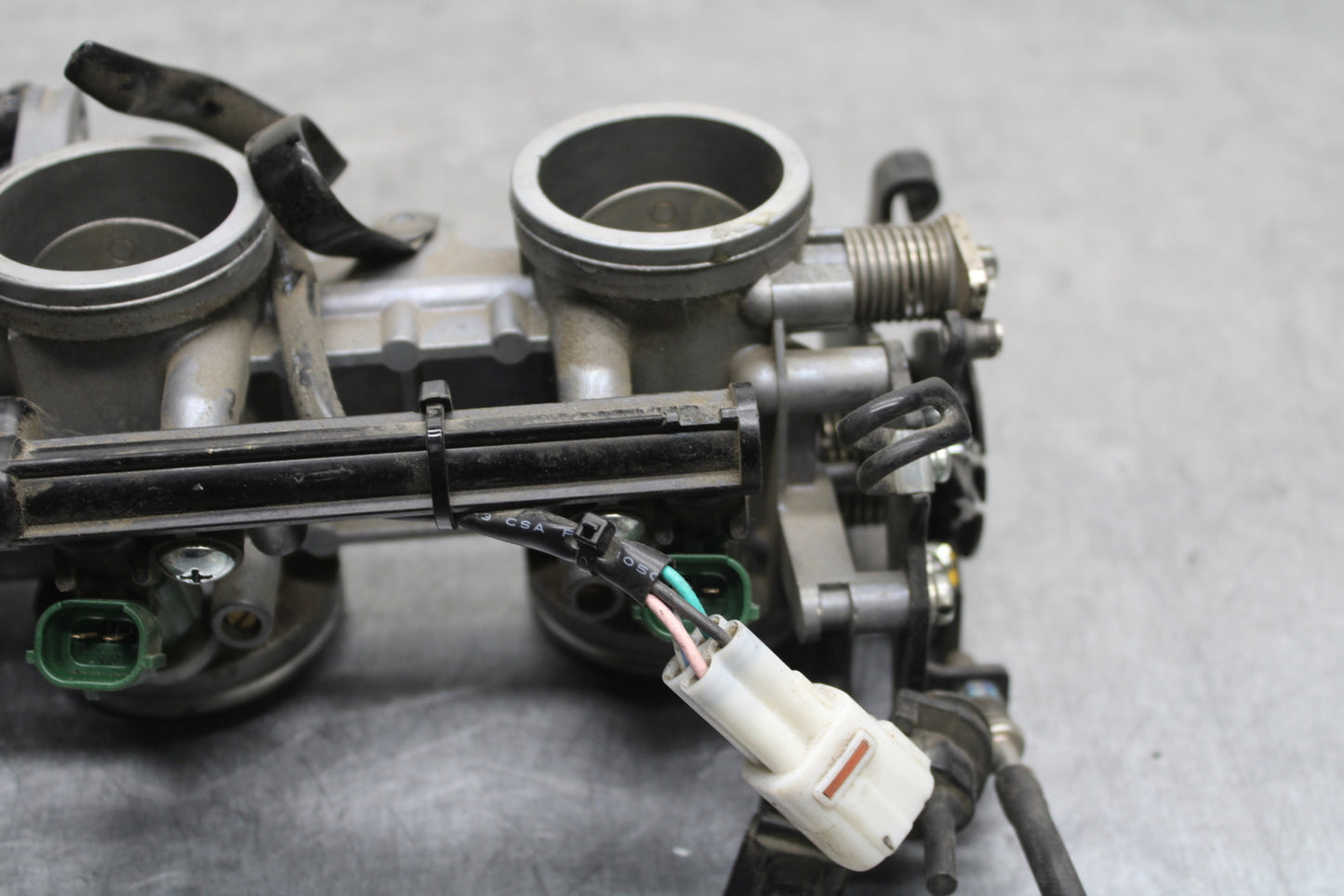 14-15 KAWASAKI NINJA 650 EX650F ABS MAIN FUEL INJECTORS / THROTTLE BODIES BB741