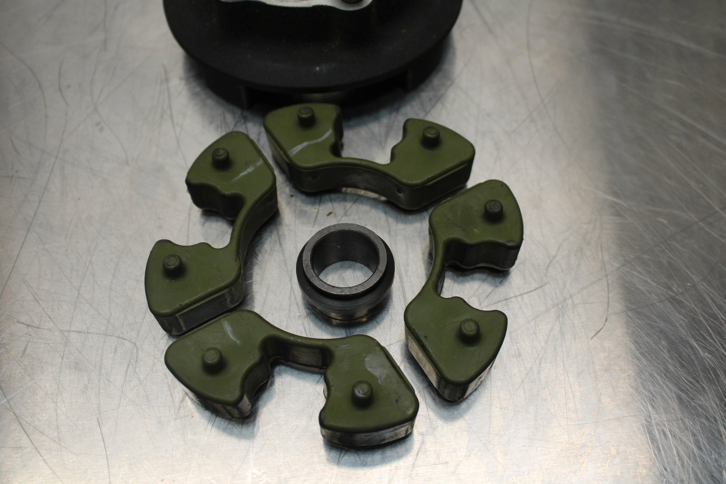 13-17 KAWASAKI NINJA ZX6R ZX636 ABS REAR HUB & DAMPERS CUSH ABSORBERS BB143