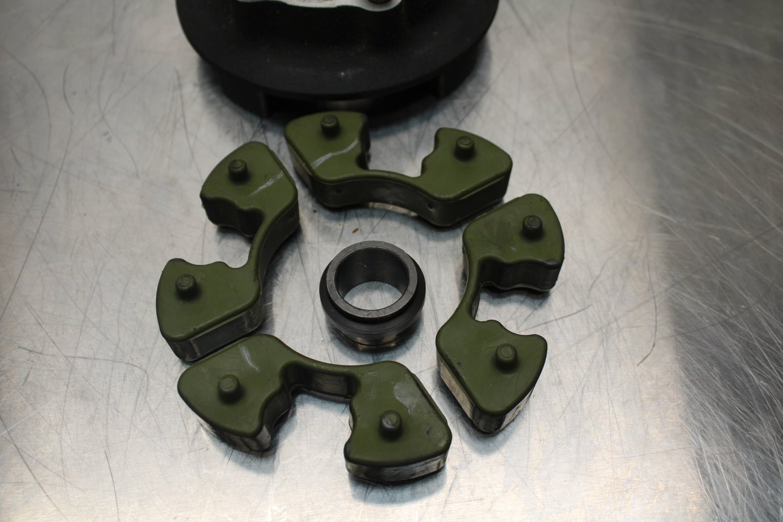 13-17 KAWASAKI NINJA ZX6R ZX636 ABS REAR HUB & DAMPERS CUSH ABSORBERS BB143