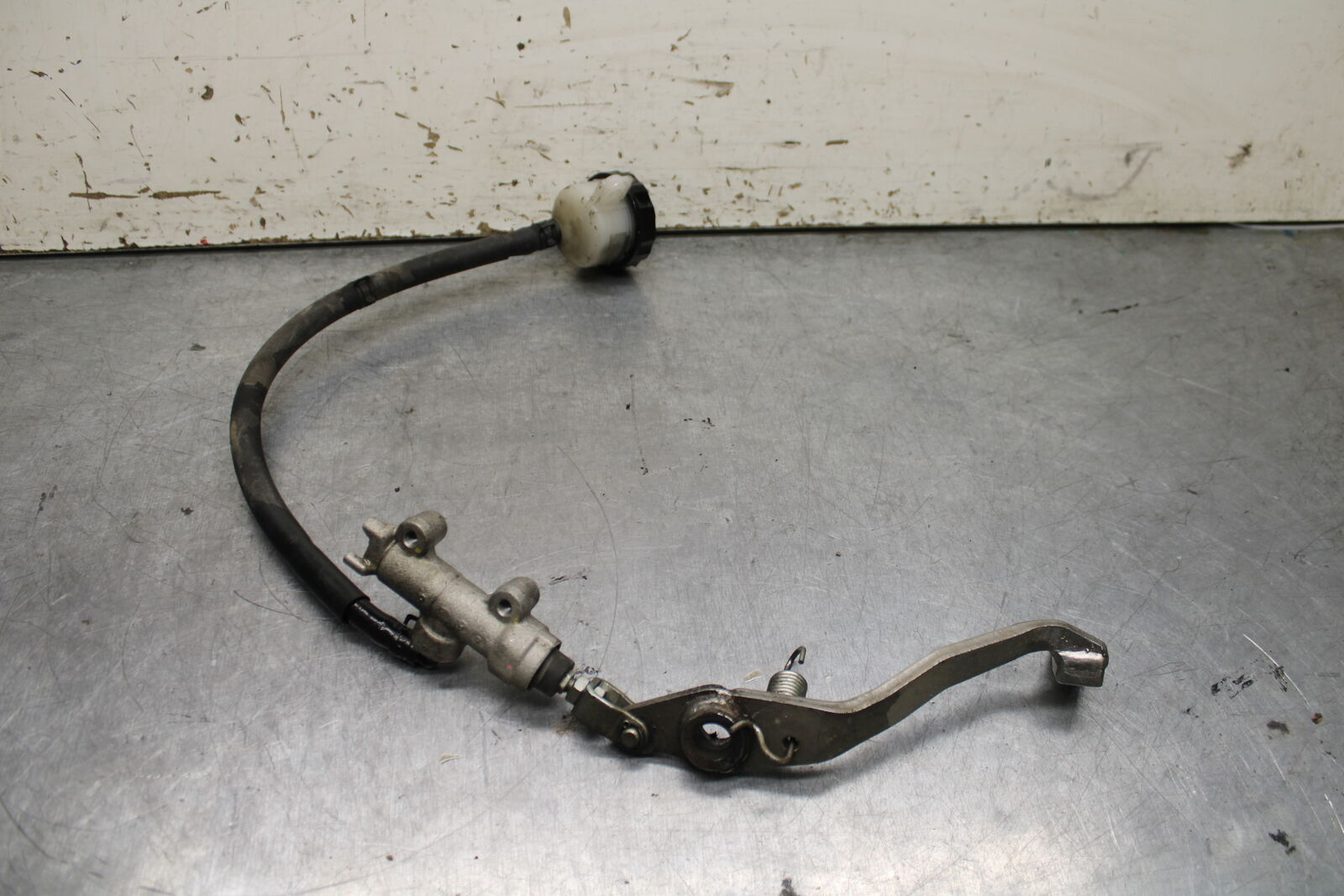 14-15 KAWASAKI NINJA 650 EX650F ABS REAR BRAKE MASTER CYLINDER W RESERVOIR BB741