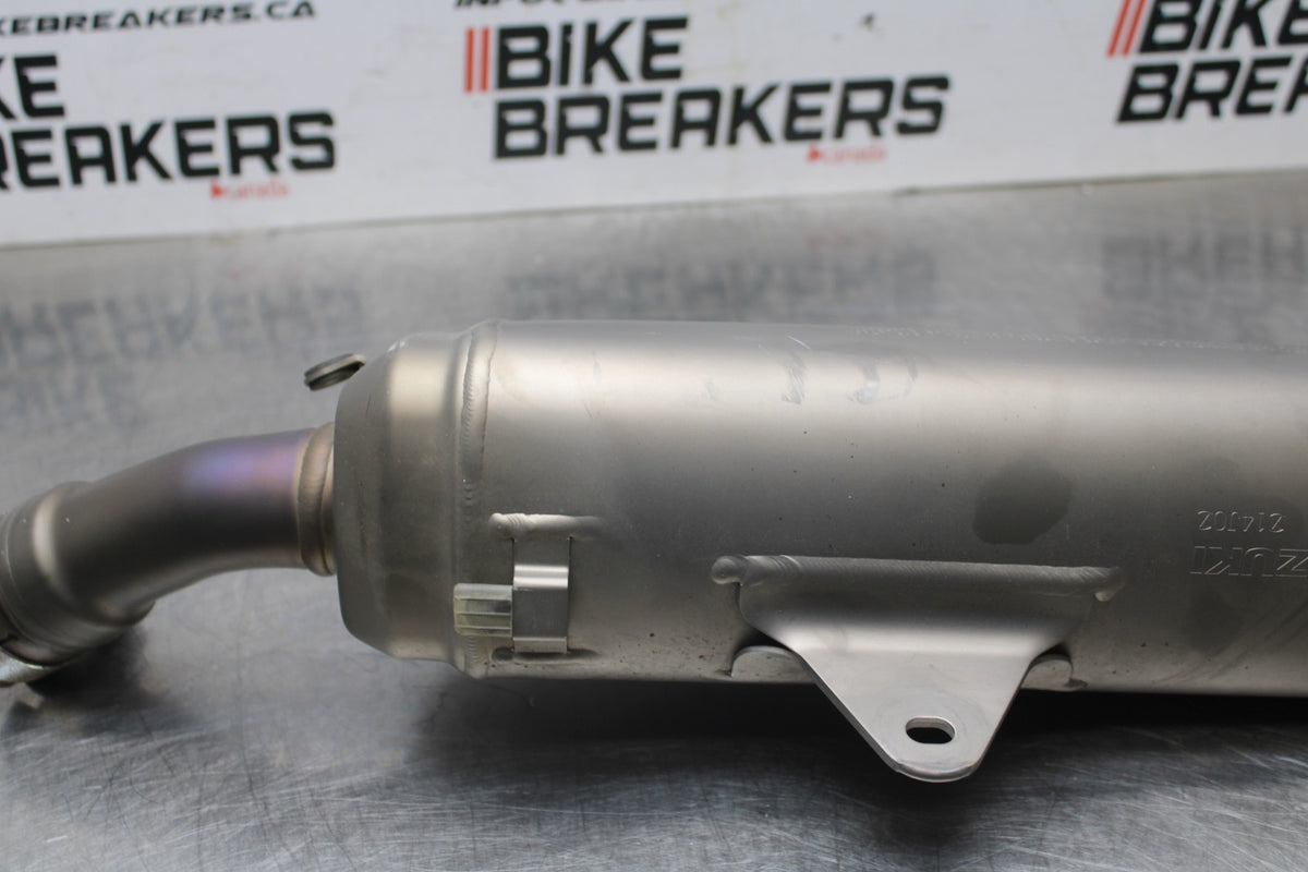 11-24 SUZUKI GSXR750 EXHAUST PIPE MUFFLER SLIP ON CAN SILENCER BB630