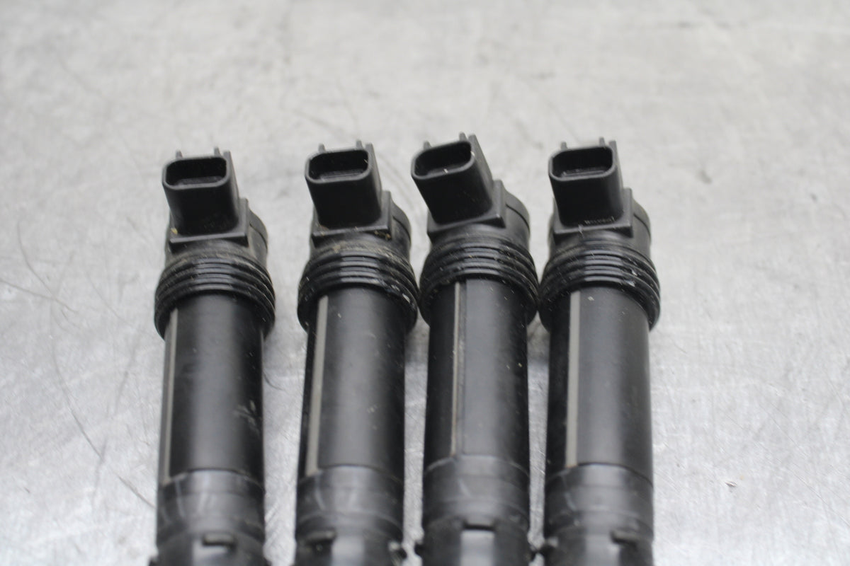 09-12 KAWASAKI NINJA ZX6R IGNITION COILS COIL SPARK PLUG CAPS BB110