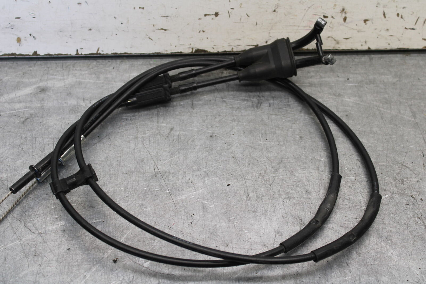 09-12 KAWASAKI NINJA ZX6R ZX600R THROTTLE CABLES LINES 54012-0277 BB656