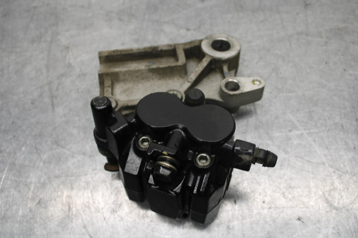 15-16 KAWASAKI EX300 REAR BACK BRAKE CALIPER W MOUNT BRACKET BB635